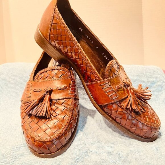 Earth Origins Addison Shoes Womens Size 7.5M Brown Leather Slip On Mules Comfort - Picture 1 of 16